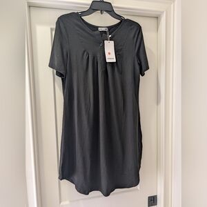 Black Short Sleeve Dress
